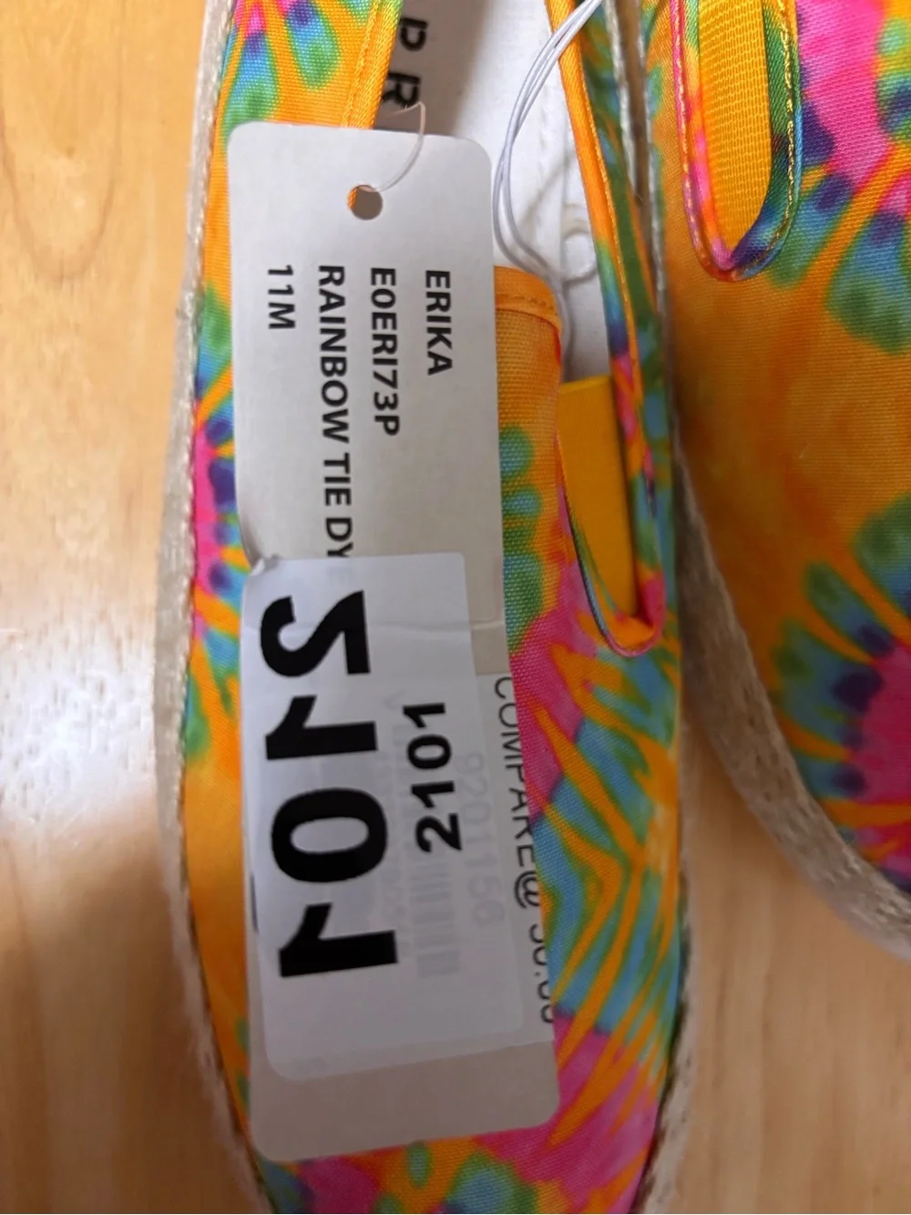 Esprit Multicolor Tie-Dye Espadrille Slip-Ons